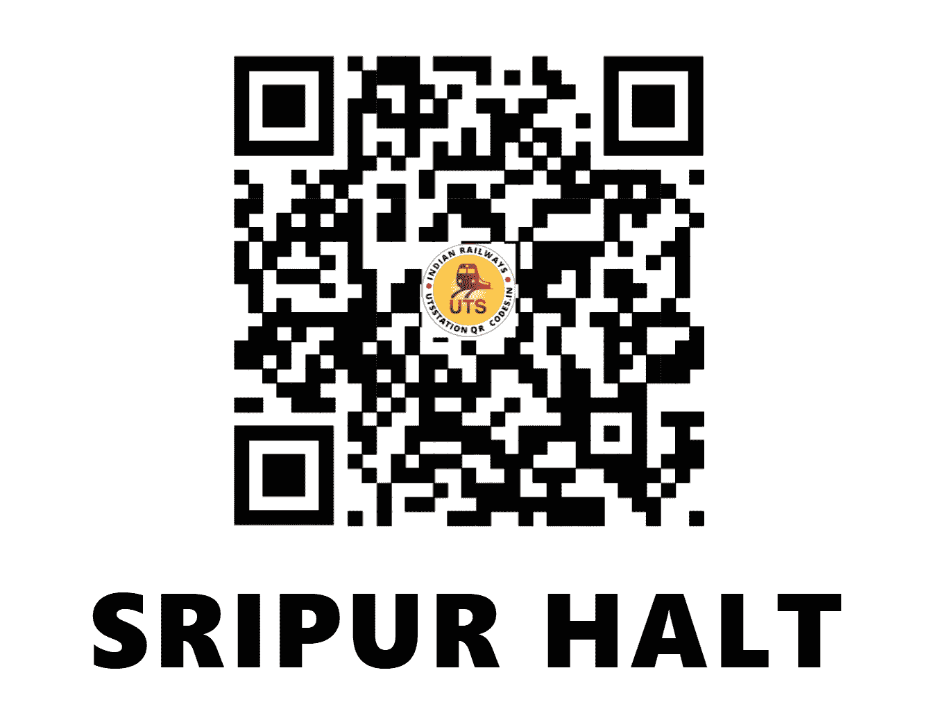 UTS QR Code for SRIPUR HALT - SRPU (NF - WEST BENGAL)